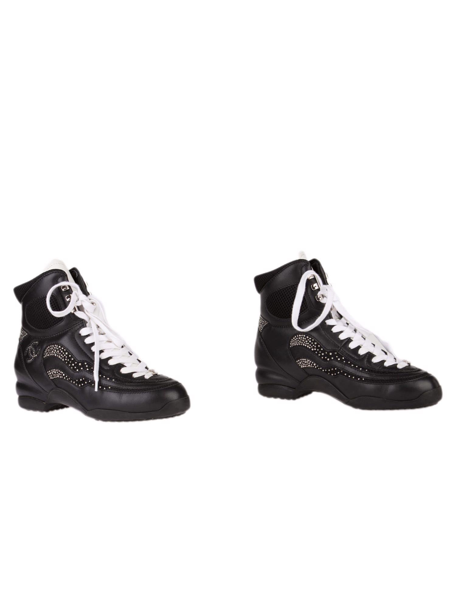 Bayan Siyah CHANEL SNEAKER BOT