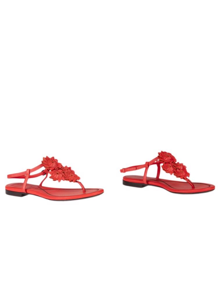 Bayan Kırmızı BOTTEGA VENETA SANDALET