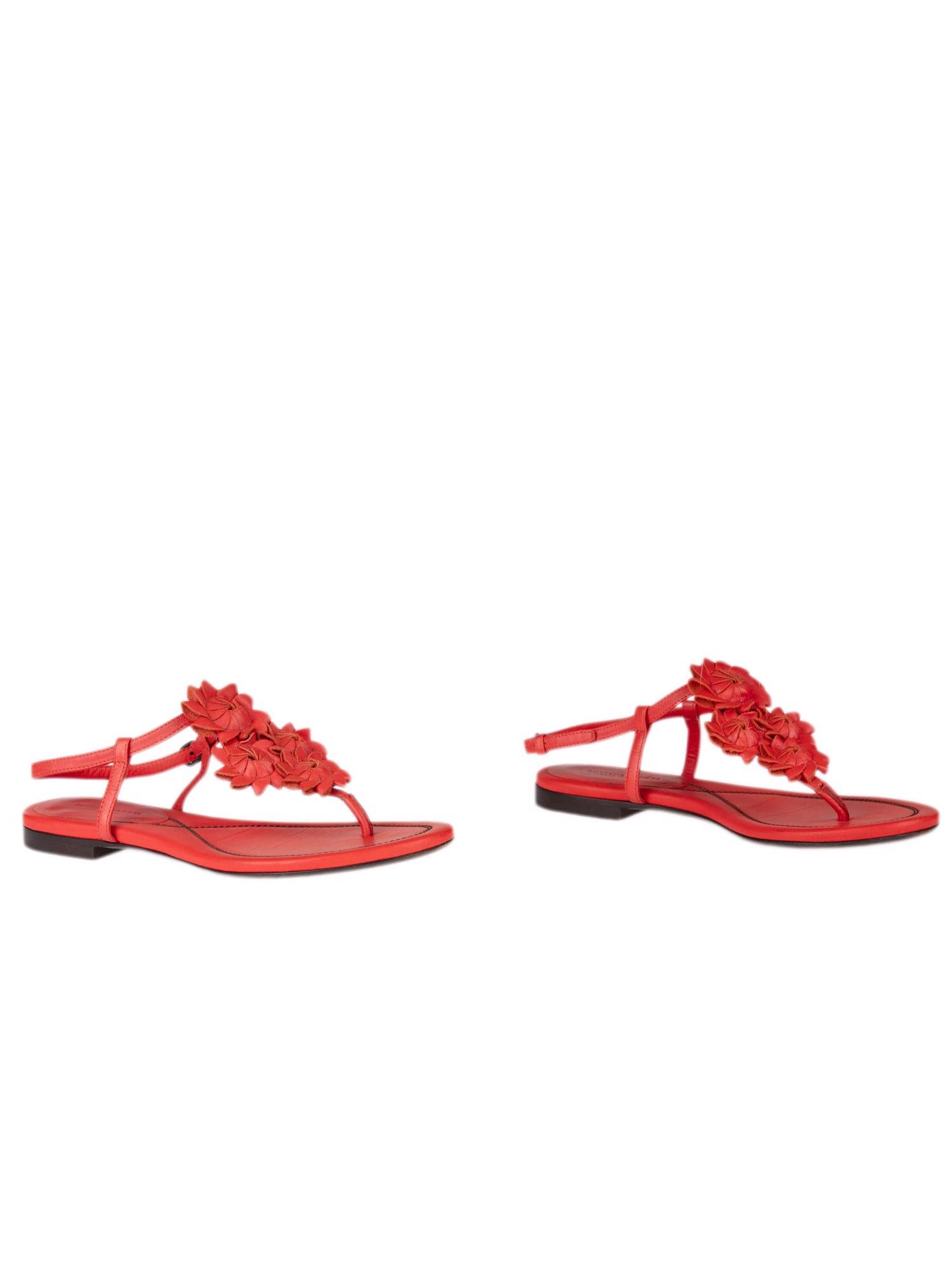 Bayan Kırmızı BOTTEGA VENETA SANDALET