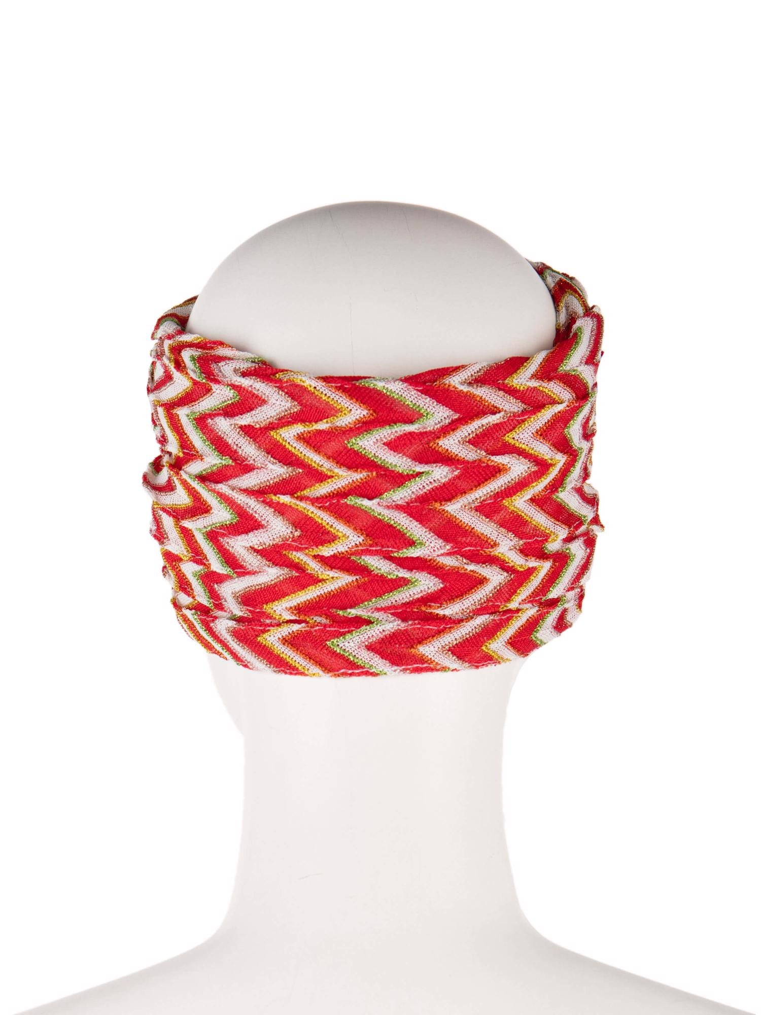 Bayan Kırmızı MISSONI SAÇ BANDI