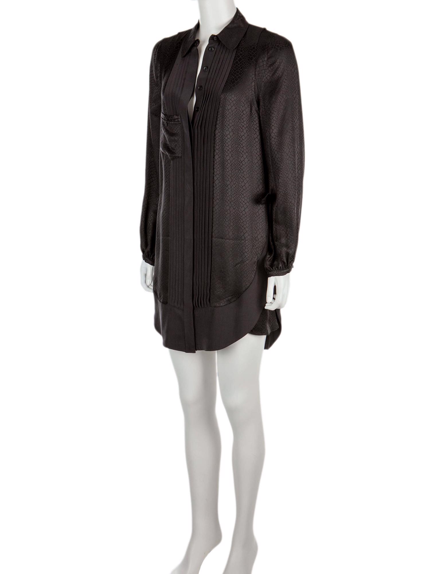 Bayan Siyah BALENCIAGA SILK ELBİSE