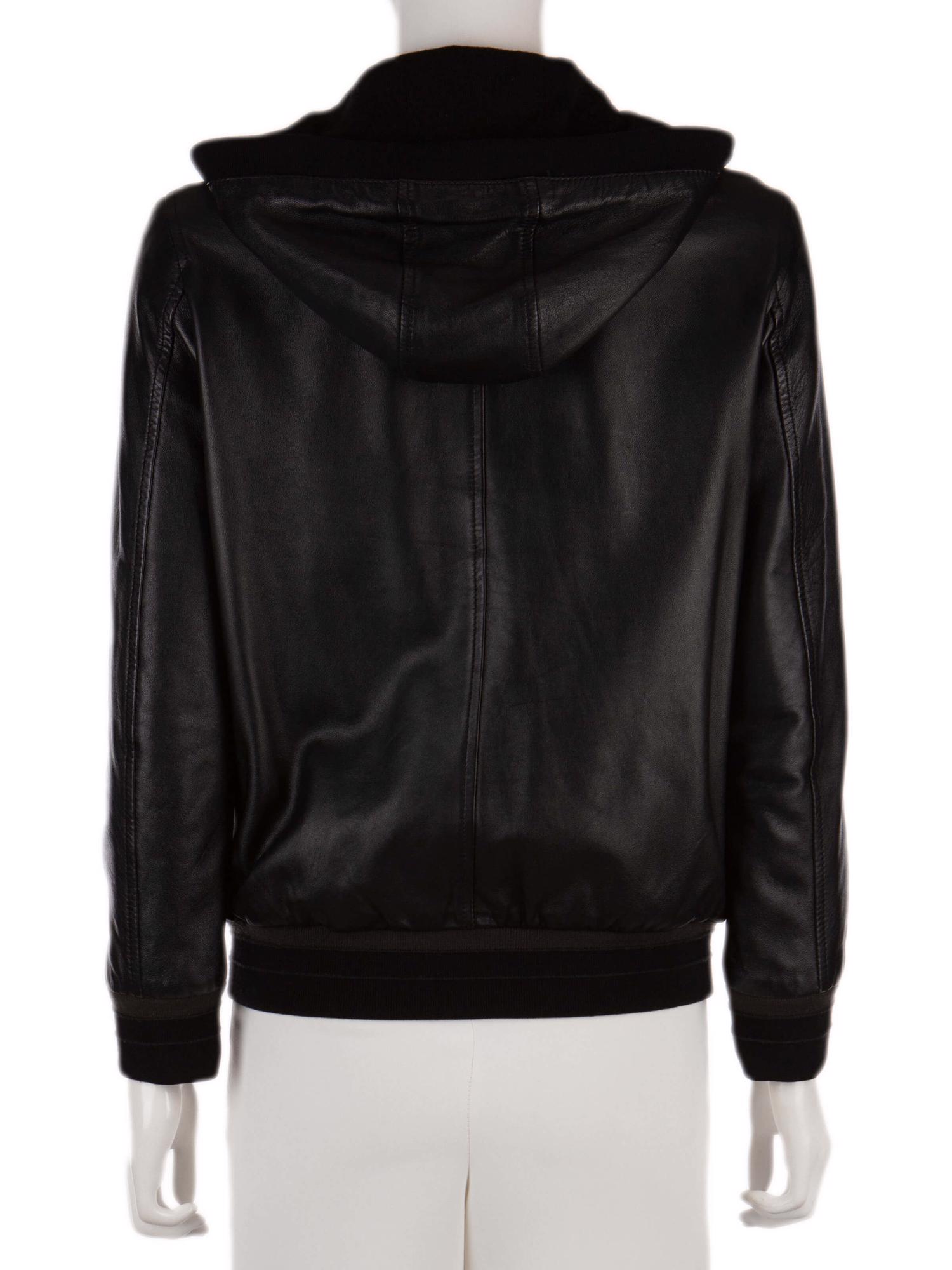 Bayan Siyah DOLCE&GABBANA DERİ CEKET