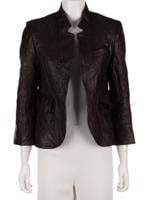 Bayan Kahve ZADIG&VOLTAIRE DERİ CEKET