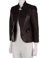 Bayan Kahve ZADIG&VOLTAIRE DERİ CEKET