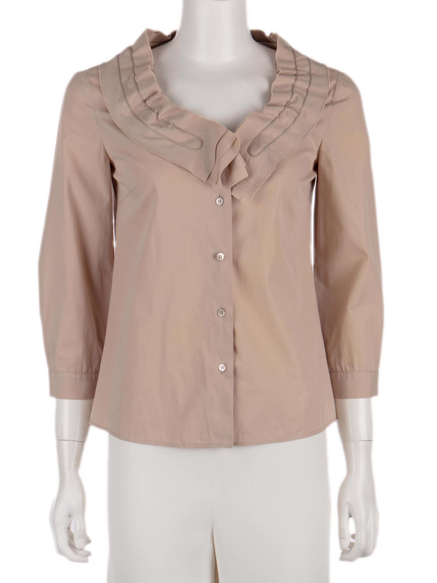 Bayan Bej MIU MIU GÖMLEK