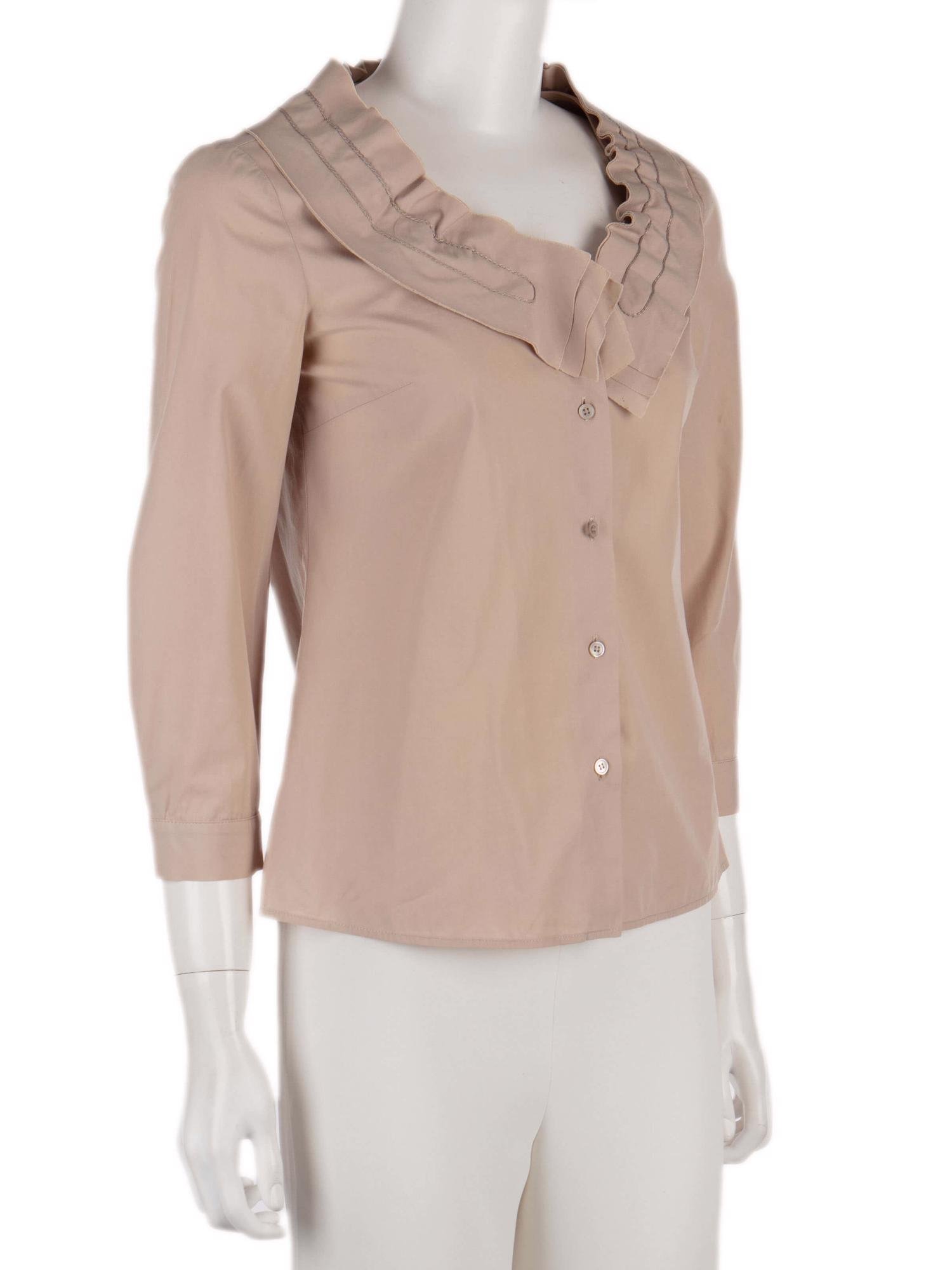 Bayan Bej MIU MIU GÖMLEK