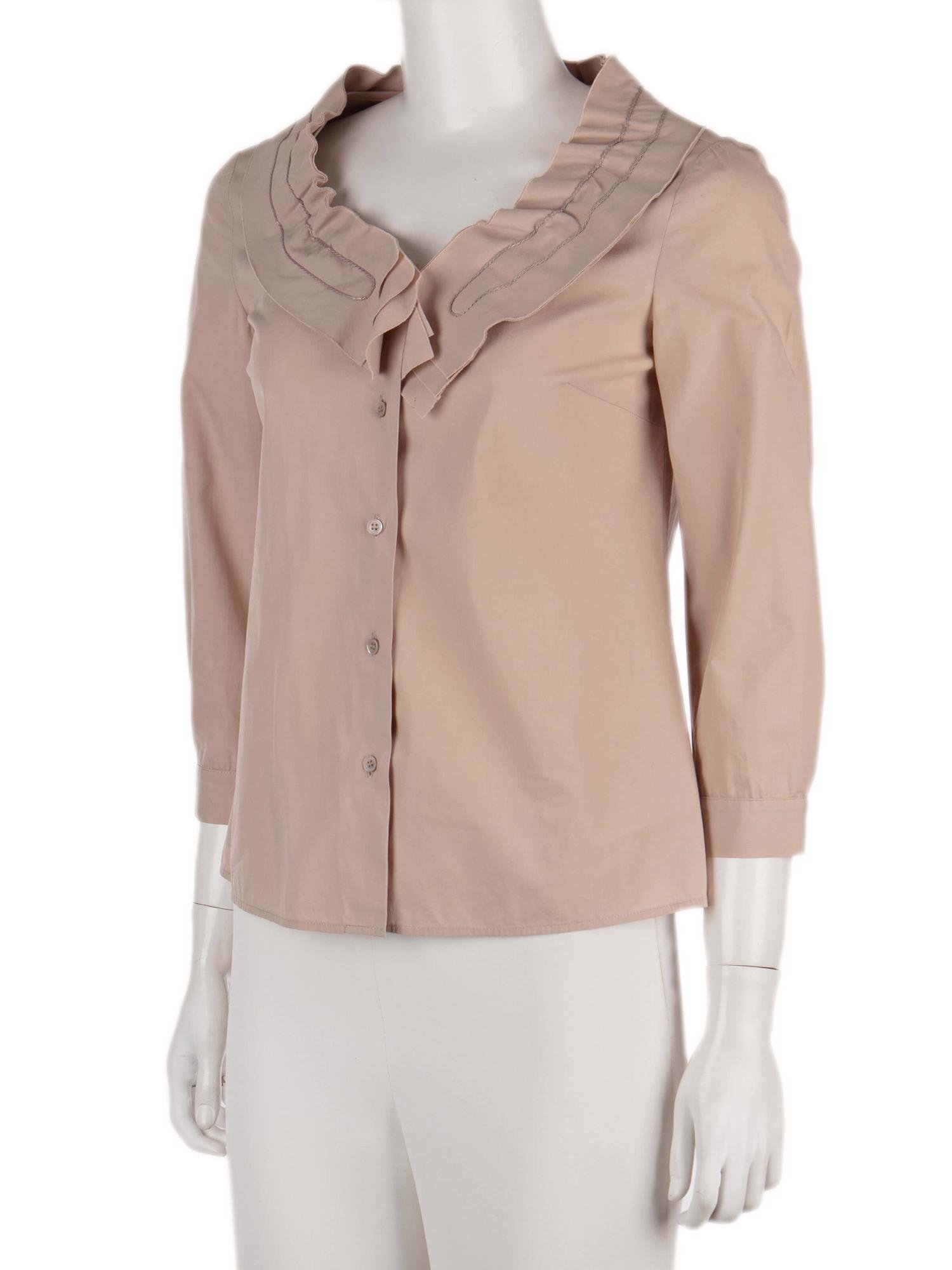 Bayan Bej MIU MIU GÖMLEK