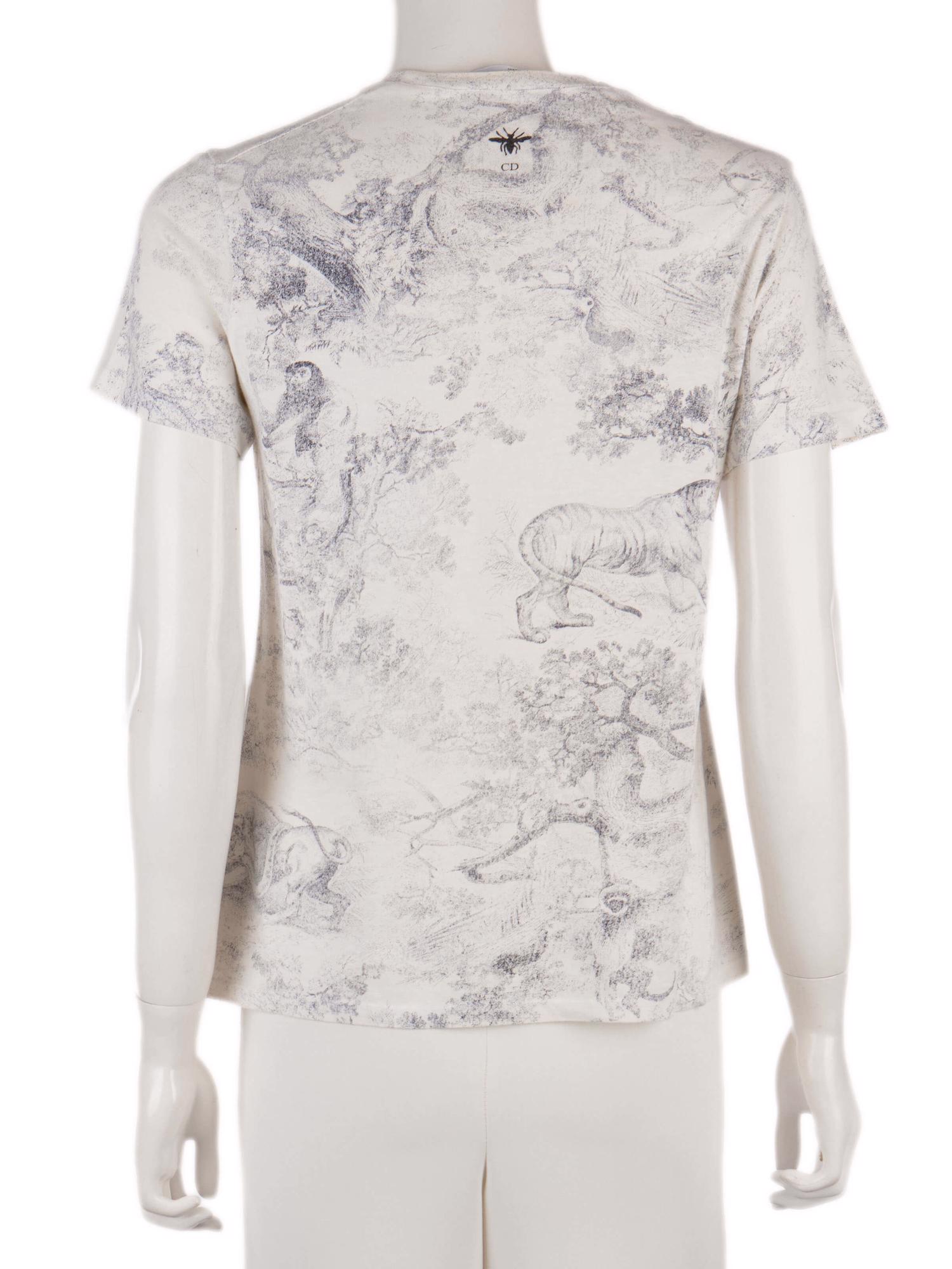 Bayan Krem DIOR T-SHIRT