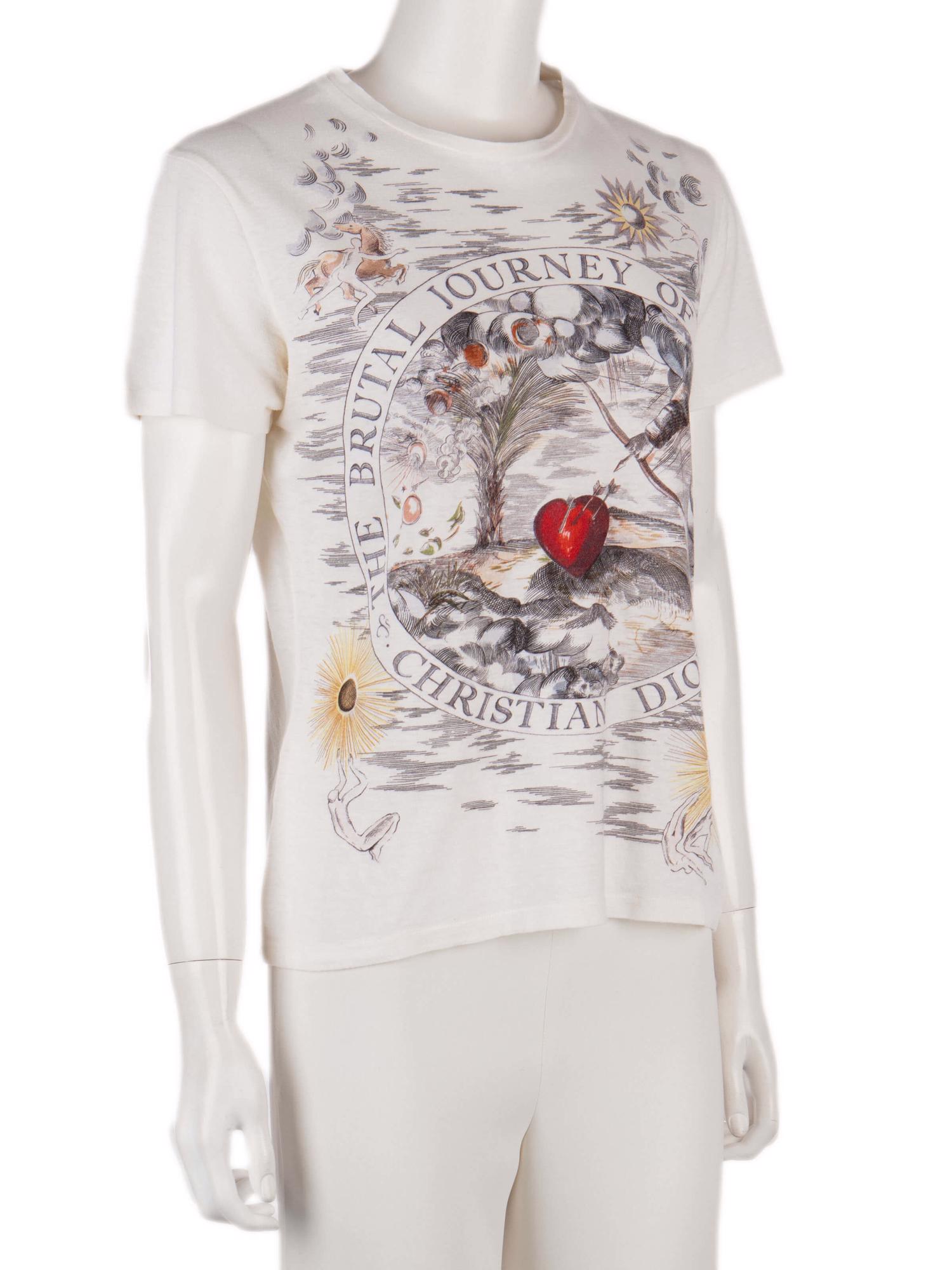 Bayan Krem DIOR T-SHIRT