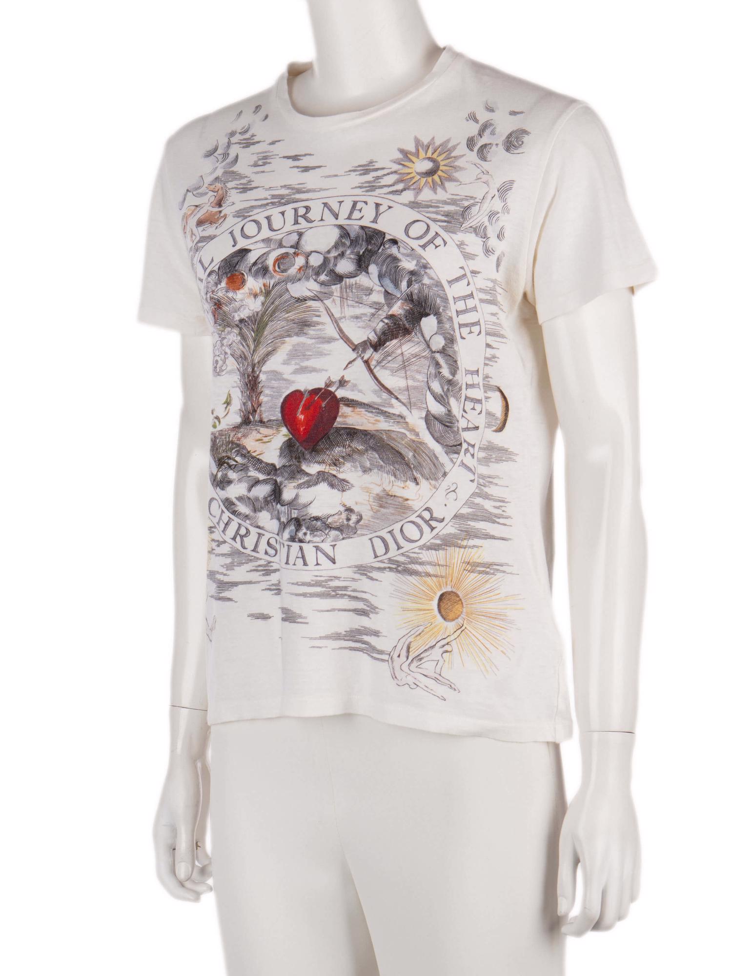 Bayan Krem DIOR T-SHIRT