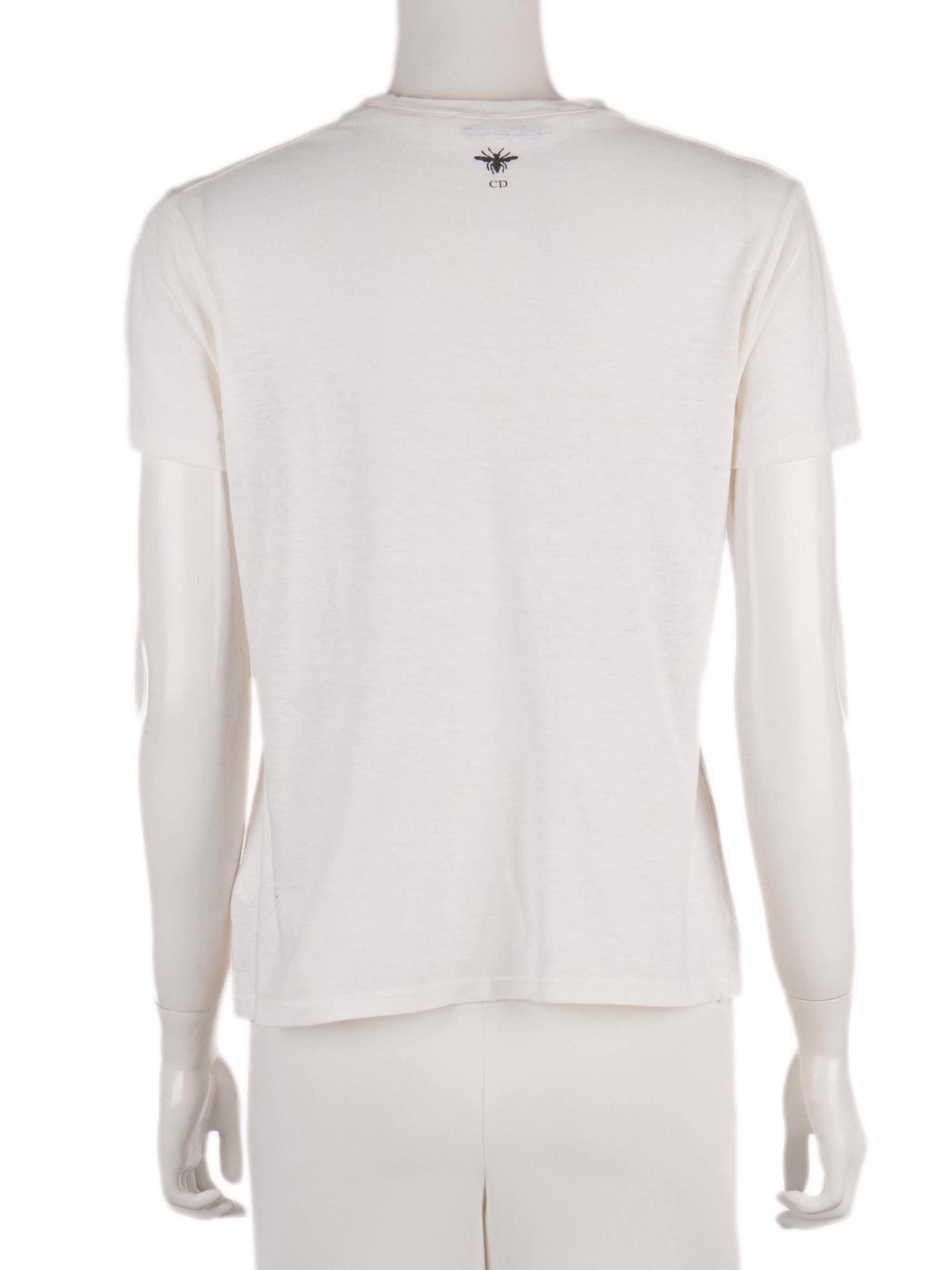 Bayan Krem DIOR T-SHIRT