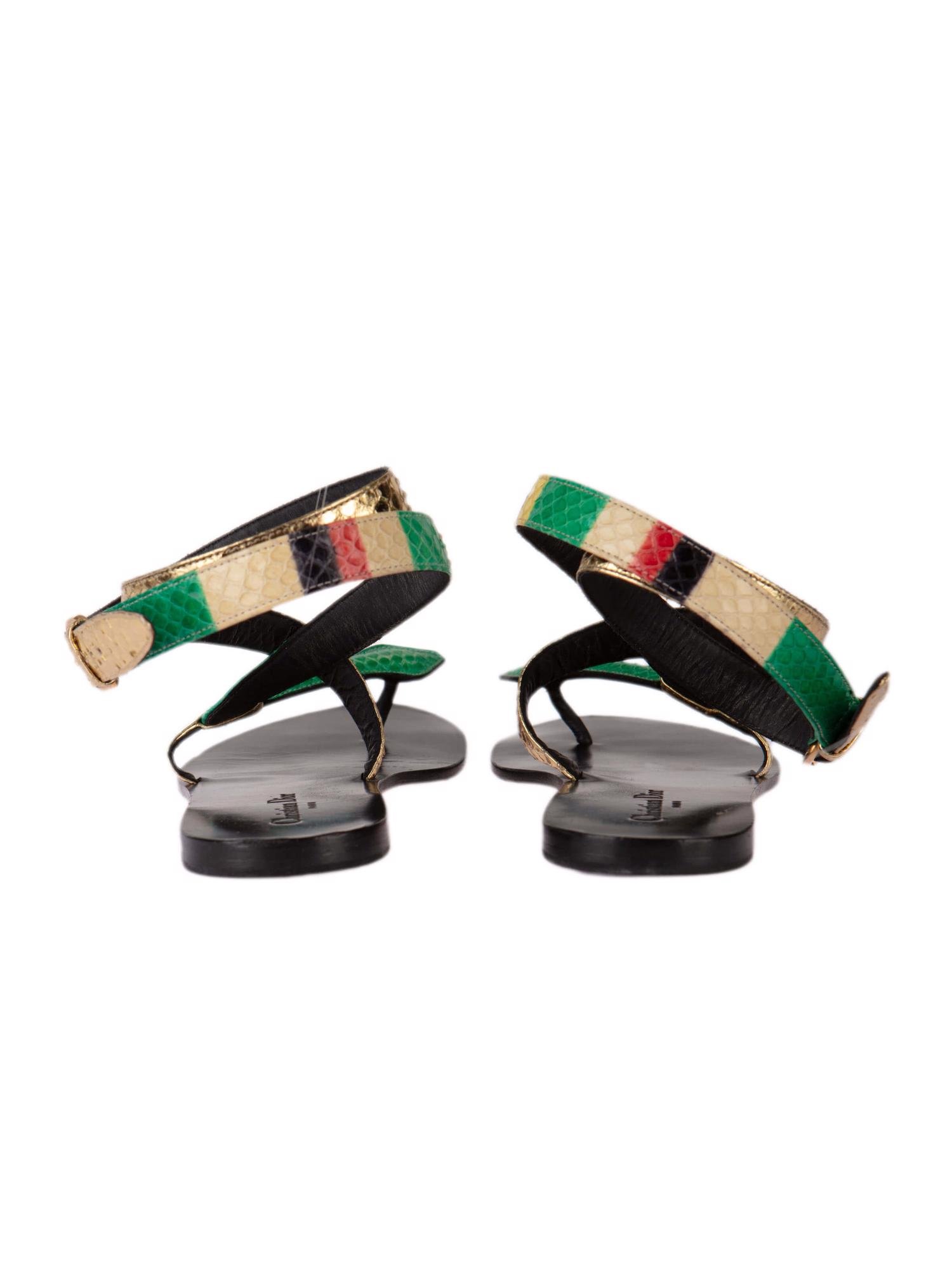 Bayan Yeşil DIOR SANDALET