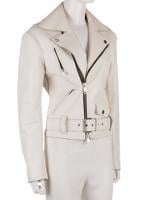 Bayan Beyaz CELINE DERİ CEKET