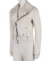 Bayan Beyaz CELINE DERİ CEKET