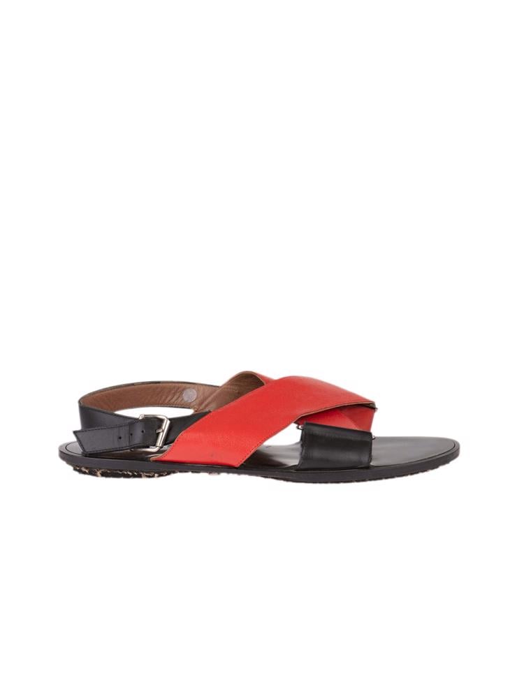 Bayan Kırmızı MARNI SANDALET