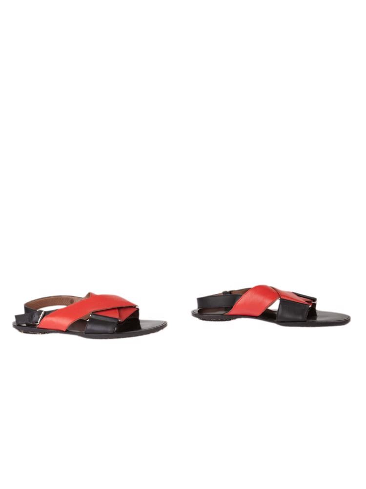 Bayan Kırmızı MARNI SANDALET