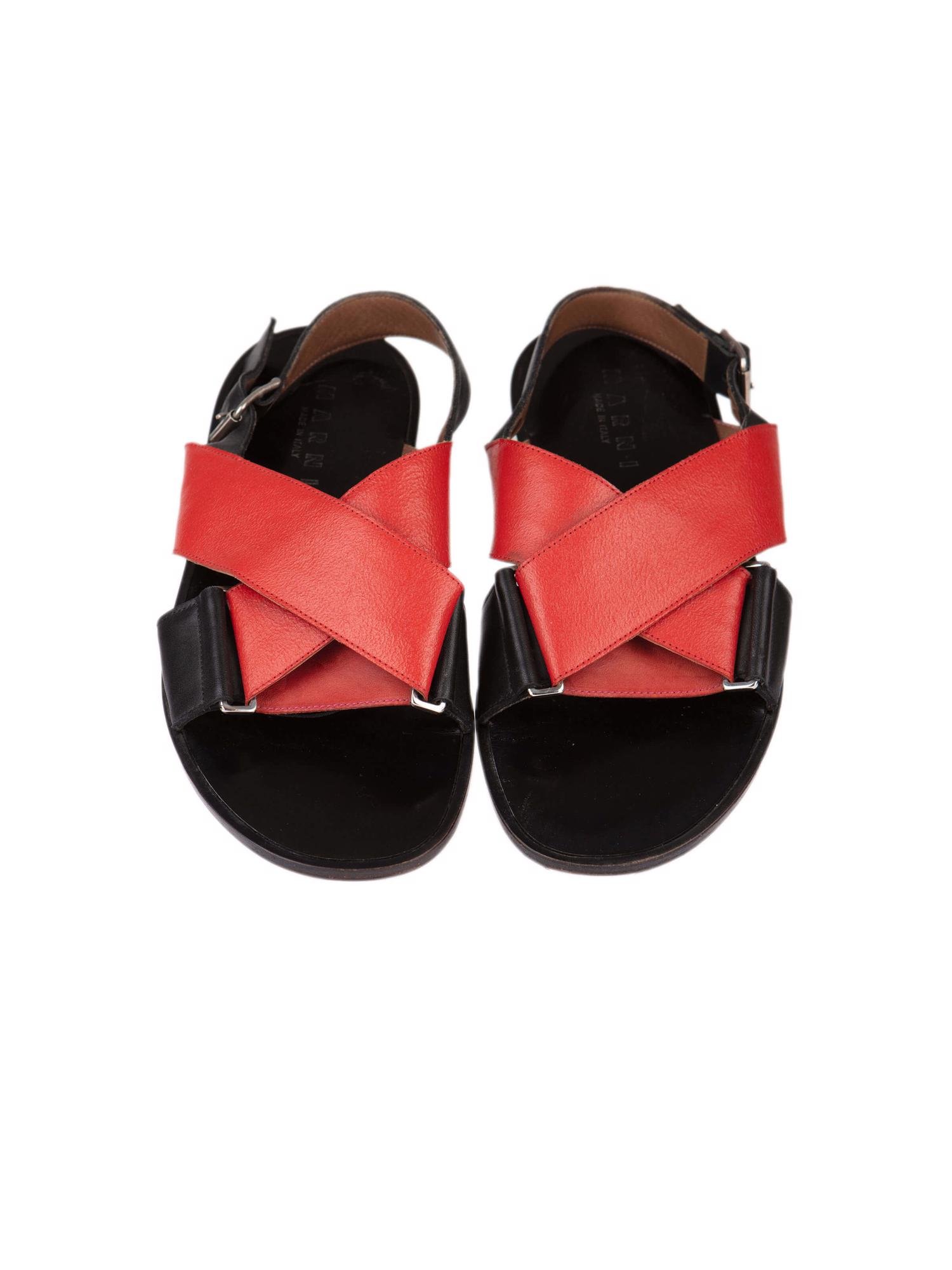Bayan Kırmızı MARNI SANDALET