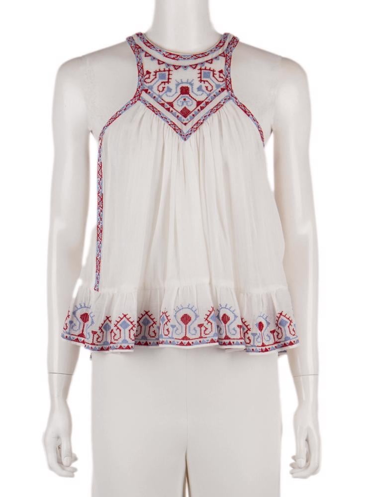 Bayan Beyaz ISABEL MARANT ETOILE BLUZ