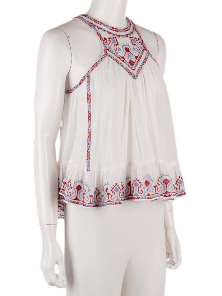 Bayan Beyaz ISABEL MARANT ETOILE BLUZ