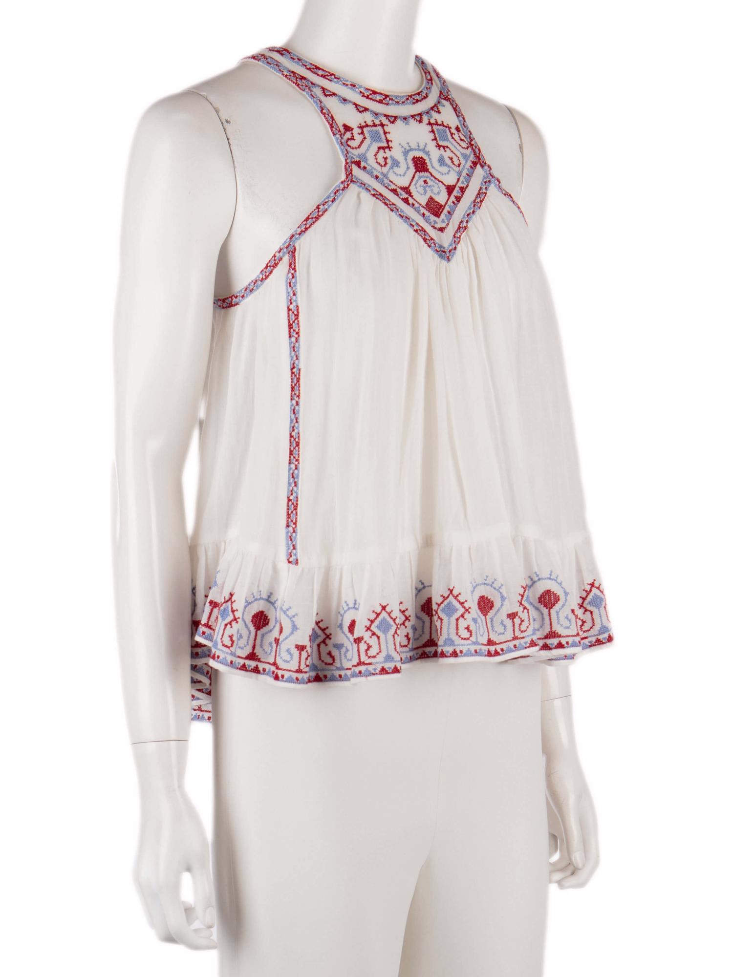 Bayan Beyaz ISABEL MARANT ETOILE BLUZ