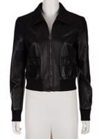 Bayan Siyah DOLCE&GABBANA DERİ CEKET