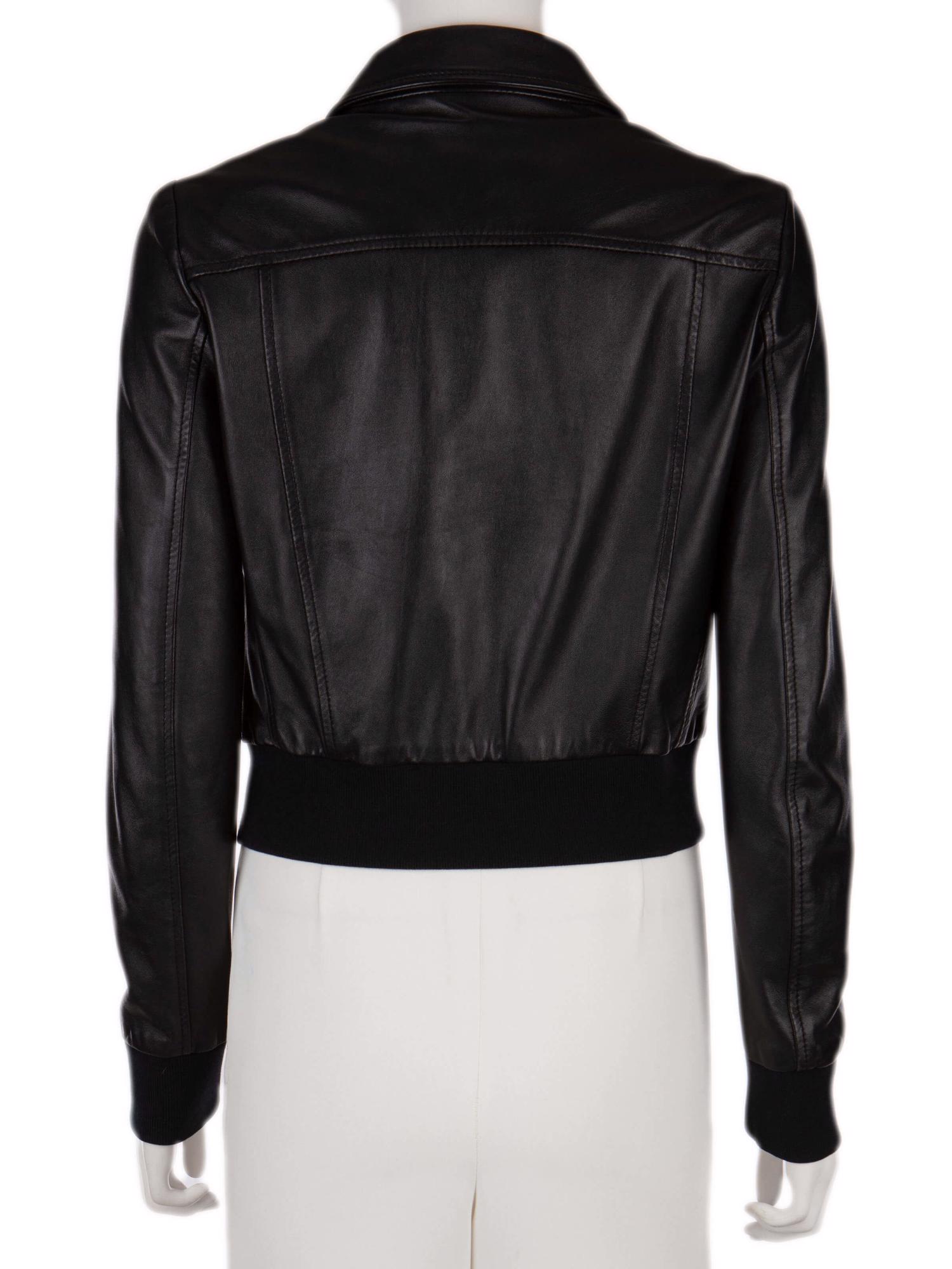 Bayan Siyah DOLCE&GABBANA DERİ CEKET