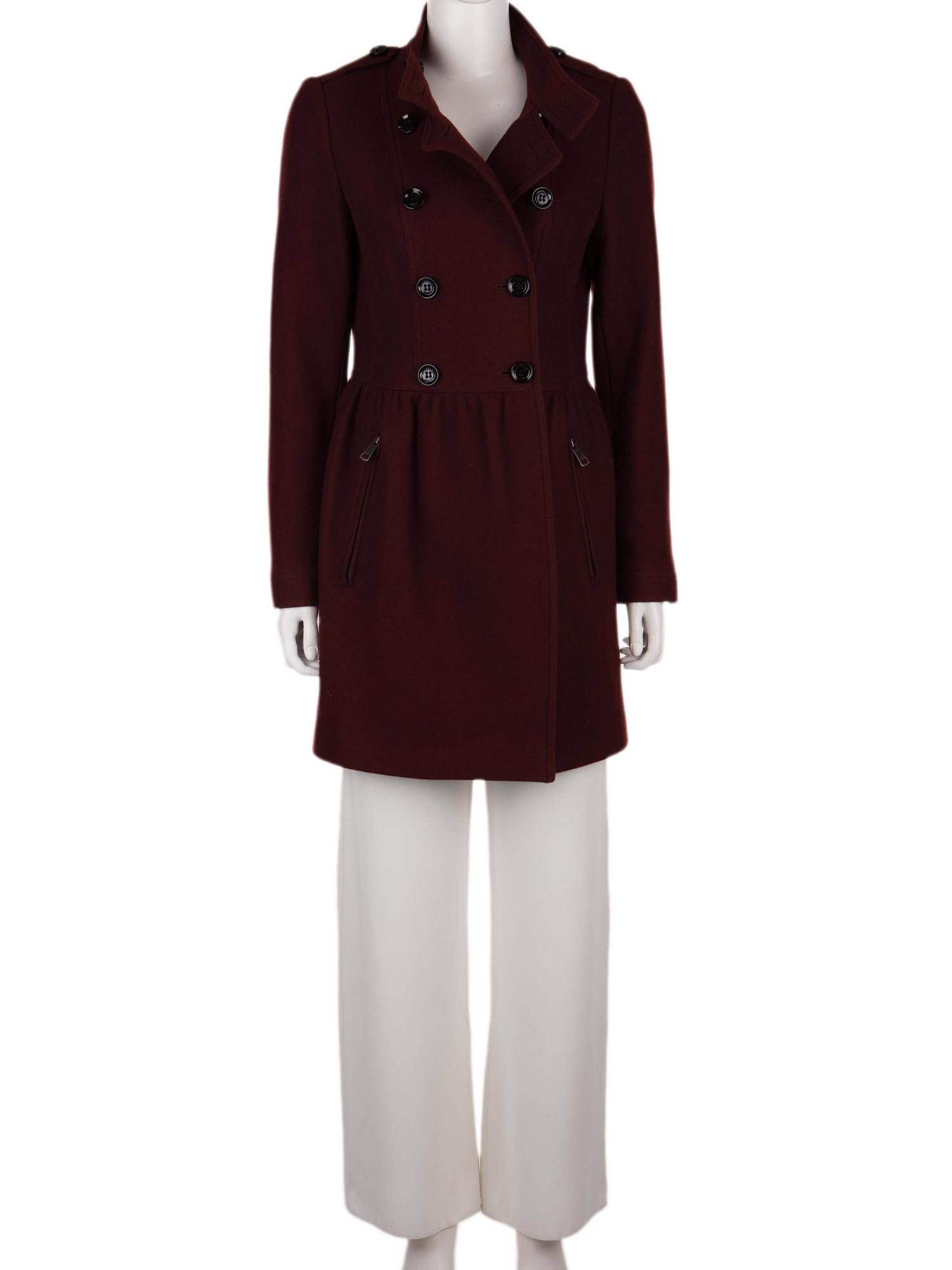 Bayan Kırmızı BURBERRY BRIT PALTO