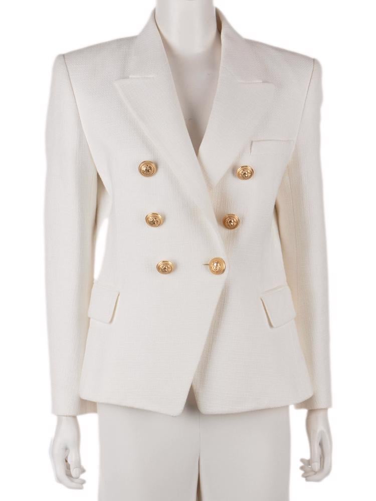 Bayan Beyaz BALMAIN CEKET