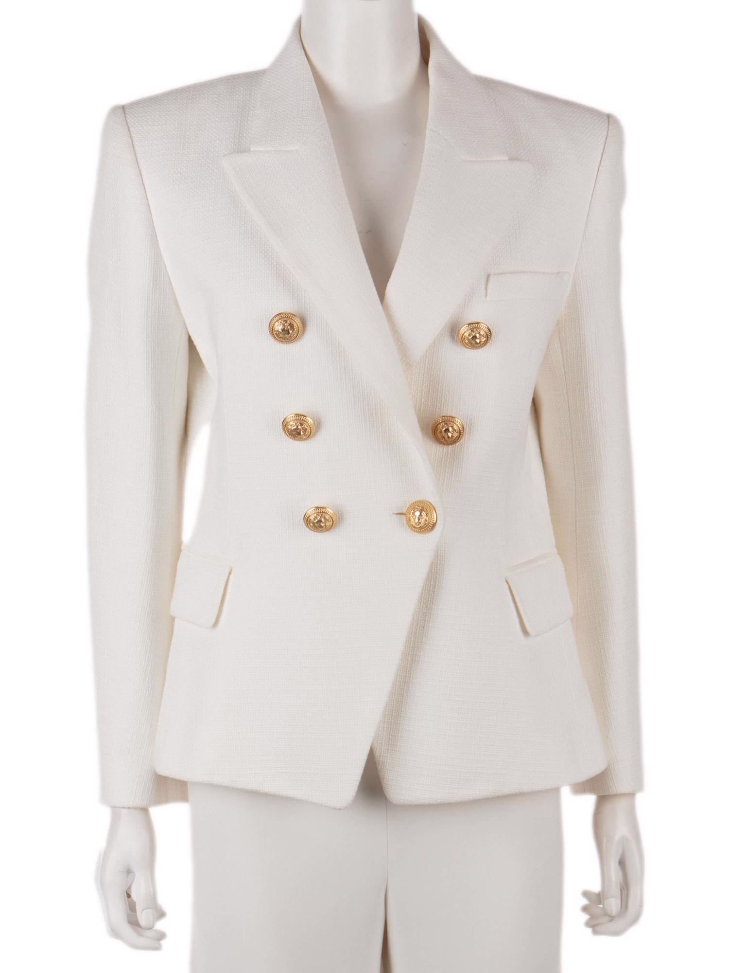 Bayan Beyaz BALMAIN CEKET