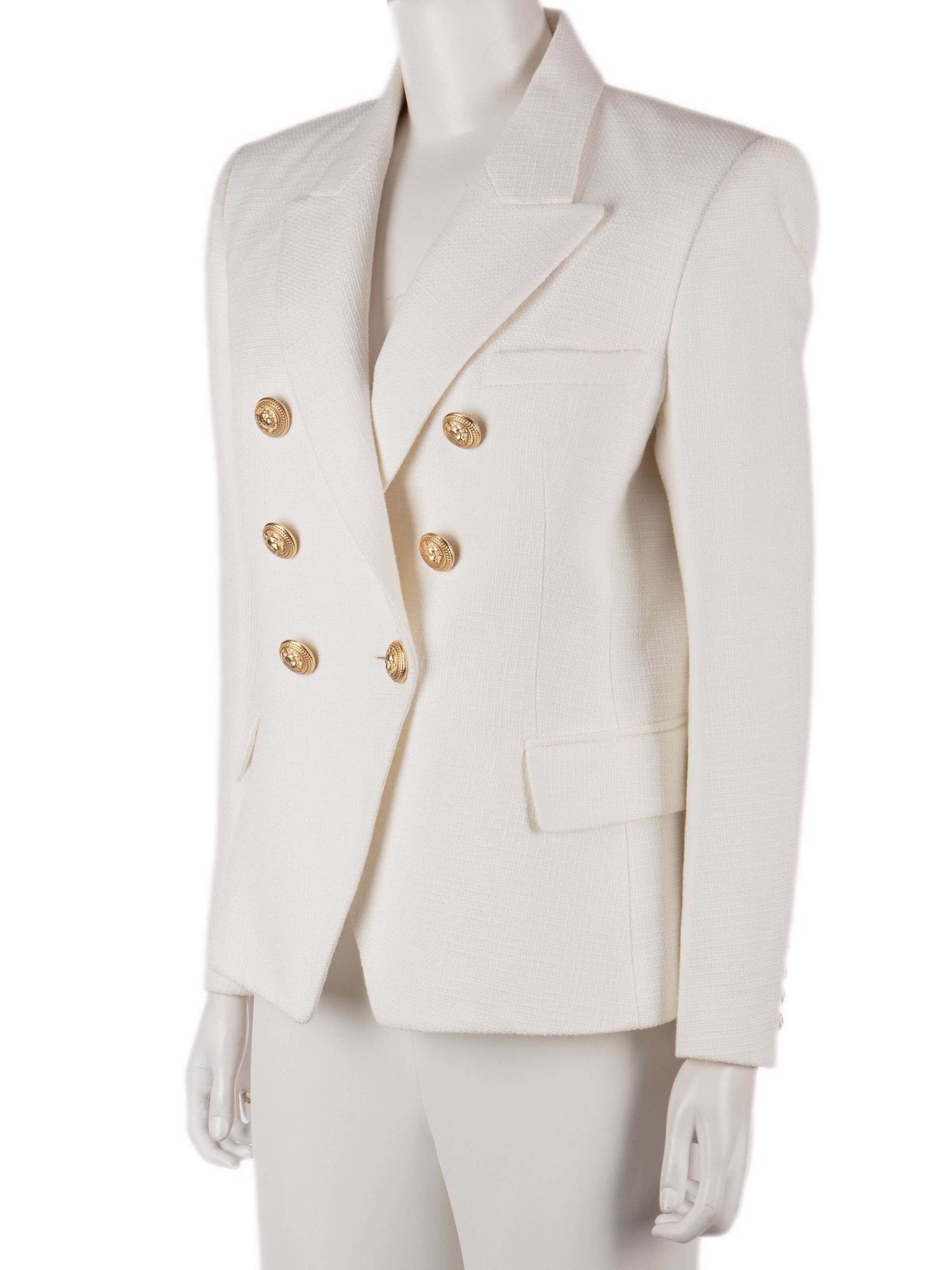 Bayan Beyaz BALMAIN CEKET