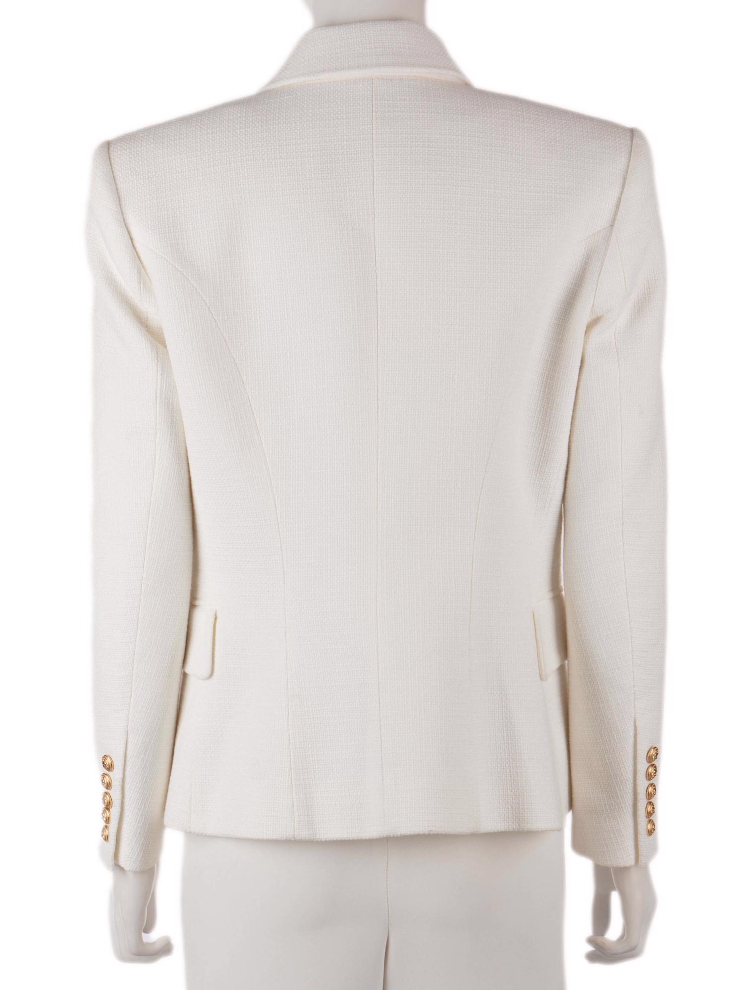 Bayan Beyaz BALMAIN CEKET