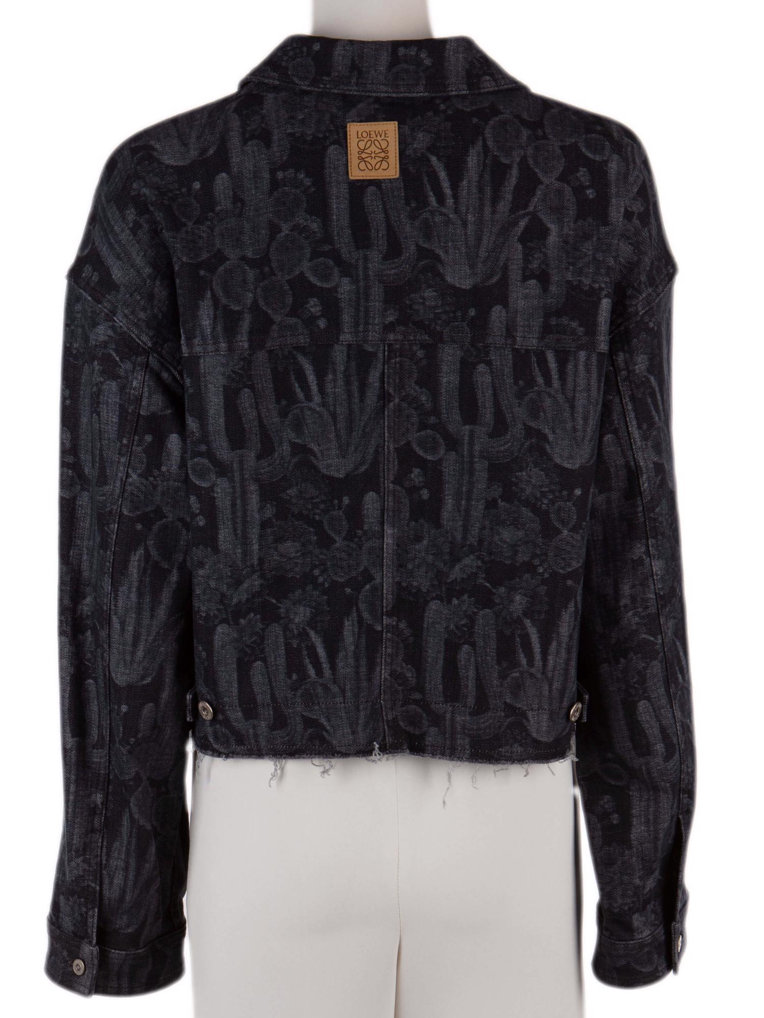 Bayan Lacivert LOEWE X PAULAS IBIZA JEAN CEKET