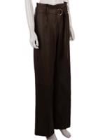 Bayan Kahve YVES SALOMON DERİ PANTOLON