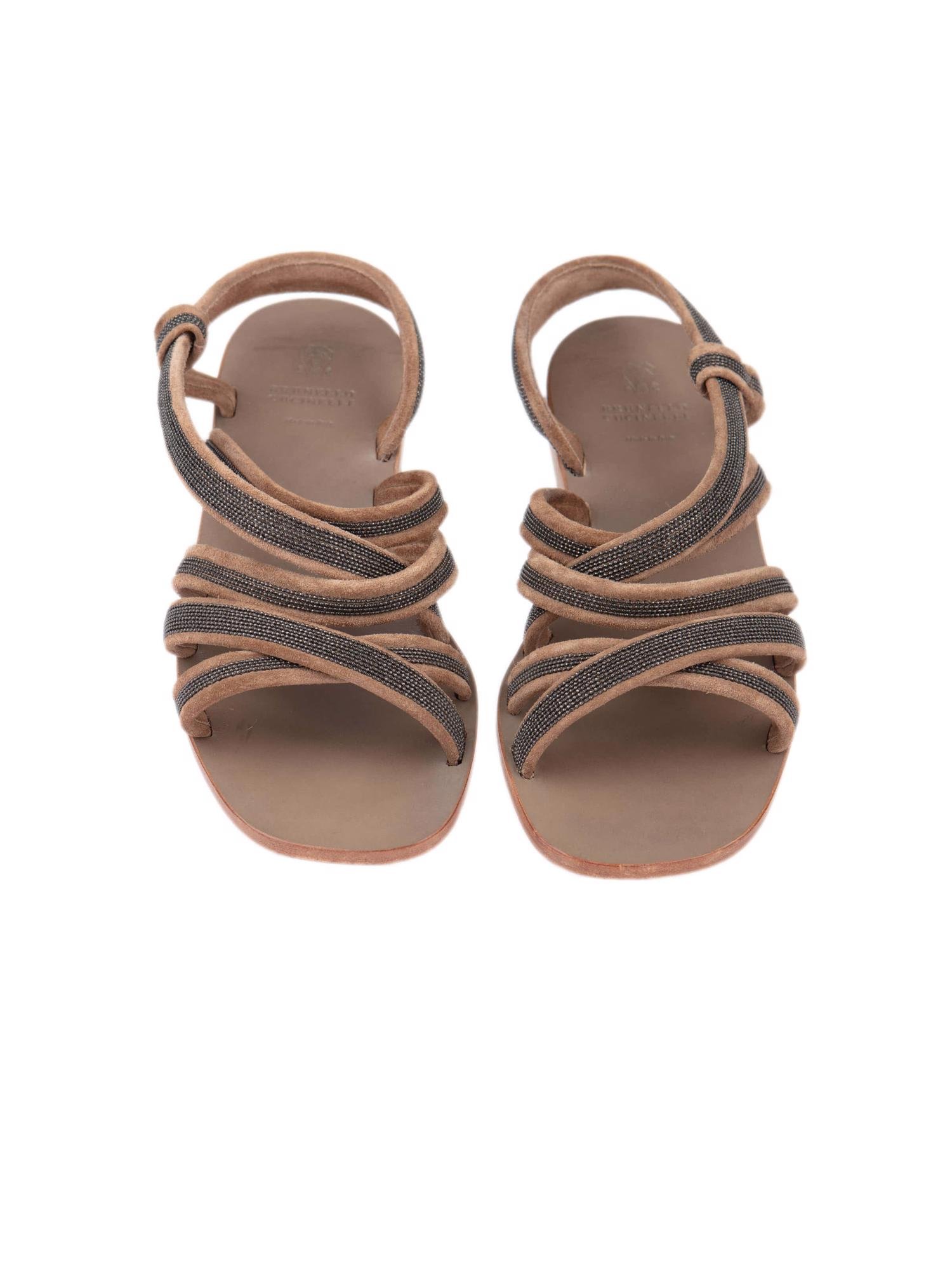 Bayan Kahve BRUNELLO CUCINELLI SANDALET