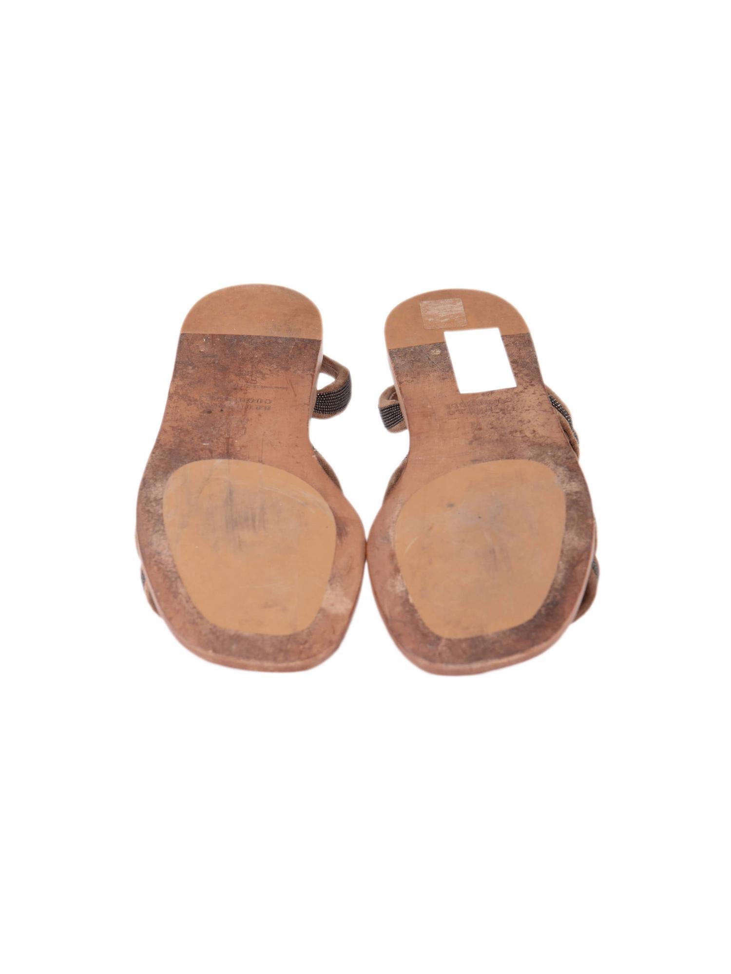 Bayan Kahve BRUNELLO CUCINELLI SANDALET