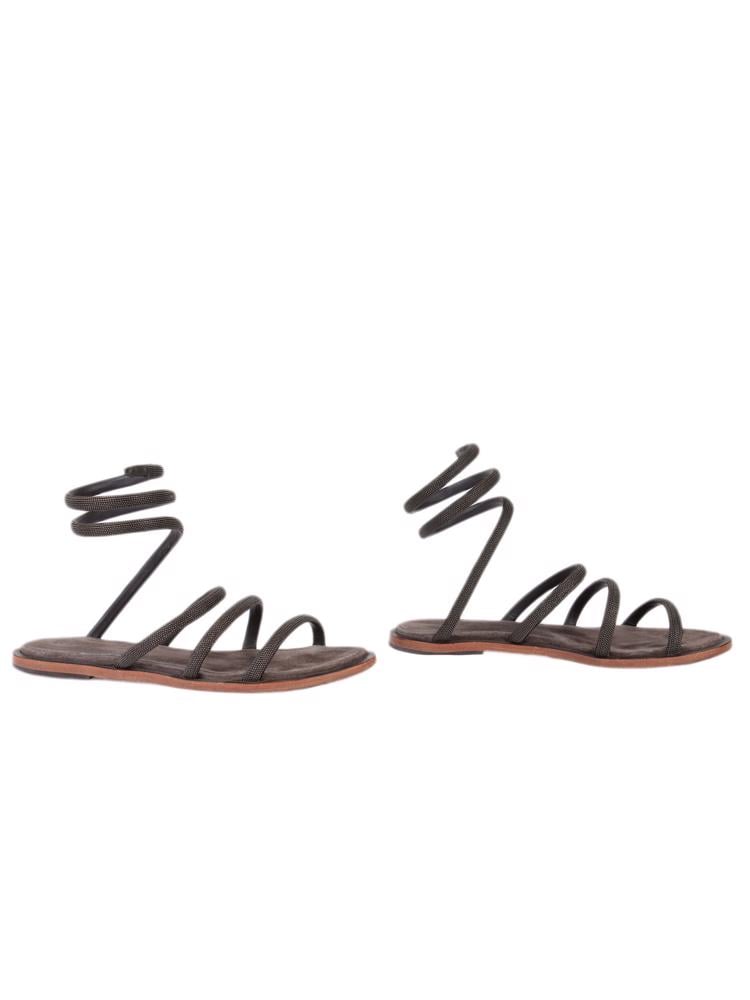 Bayan Gri BRUNELLO CUCINELLI SANDALET