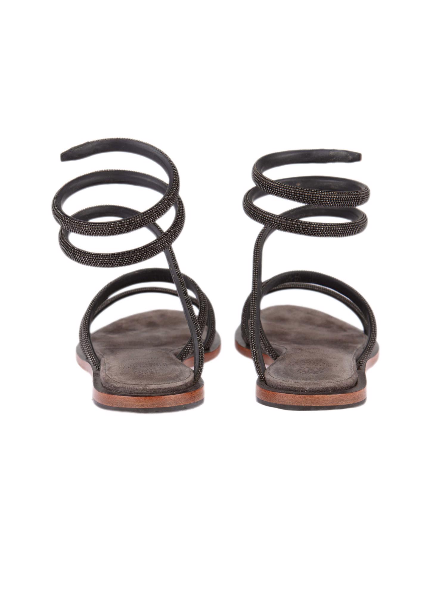 Bayan Gri BRUNELLO CUCINELLI SANDALET