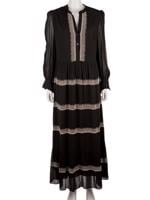 Bayan Siyah ANTIK BATIK ELBİSE