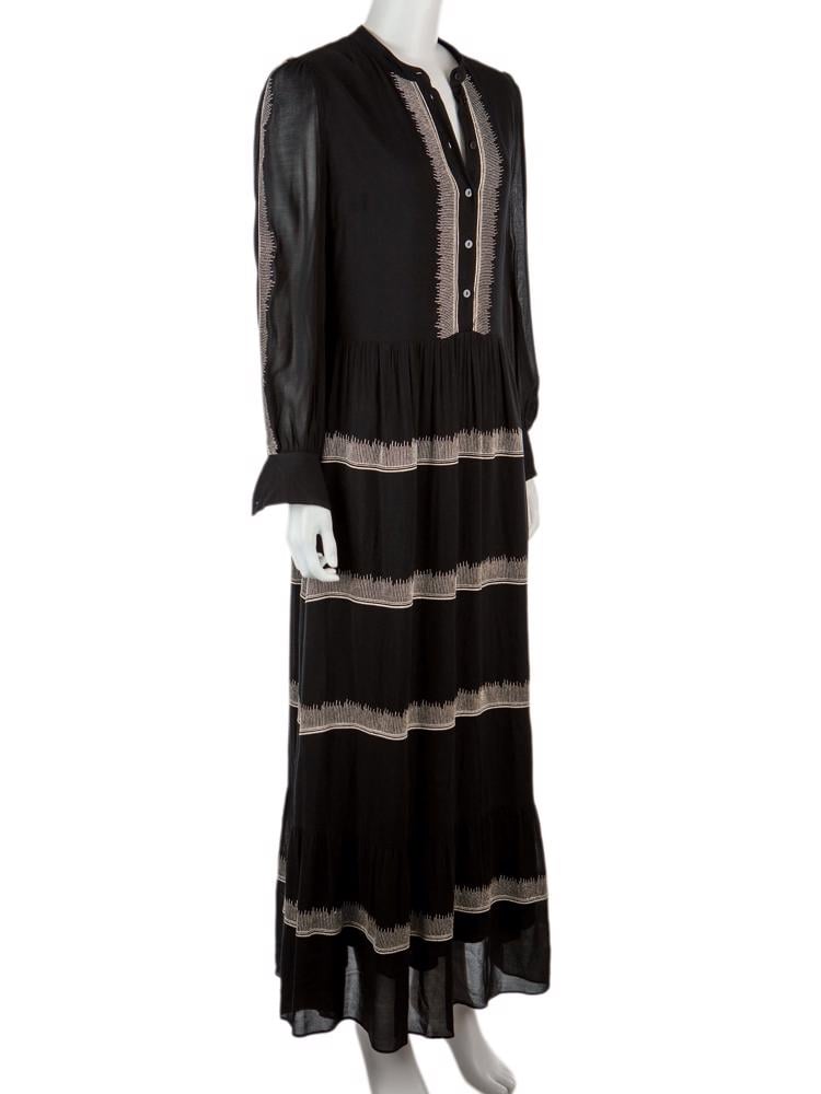 Bayan Siyah ANTIK BATIK ELBİSE