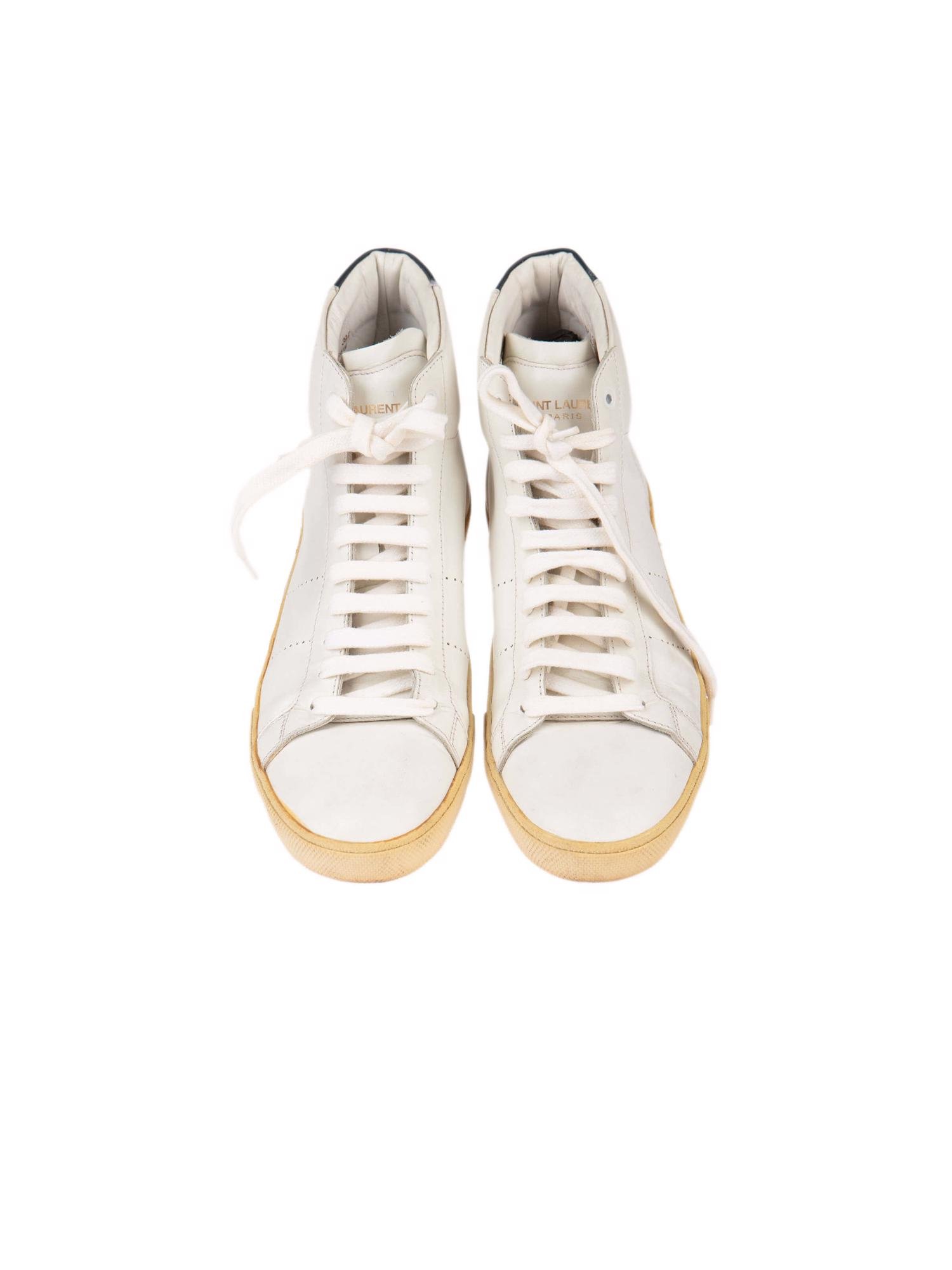 Bayan Beyaz YVES SAINT LAURENT SNEAKER BOT