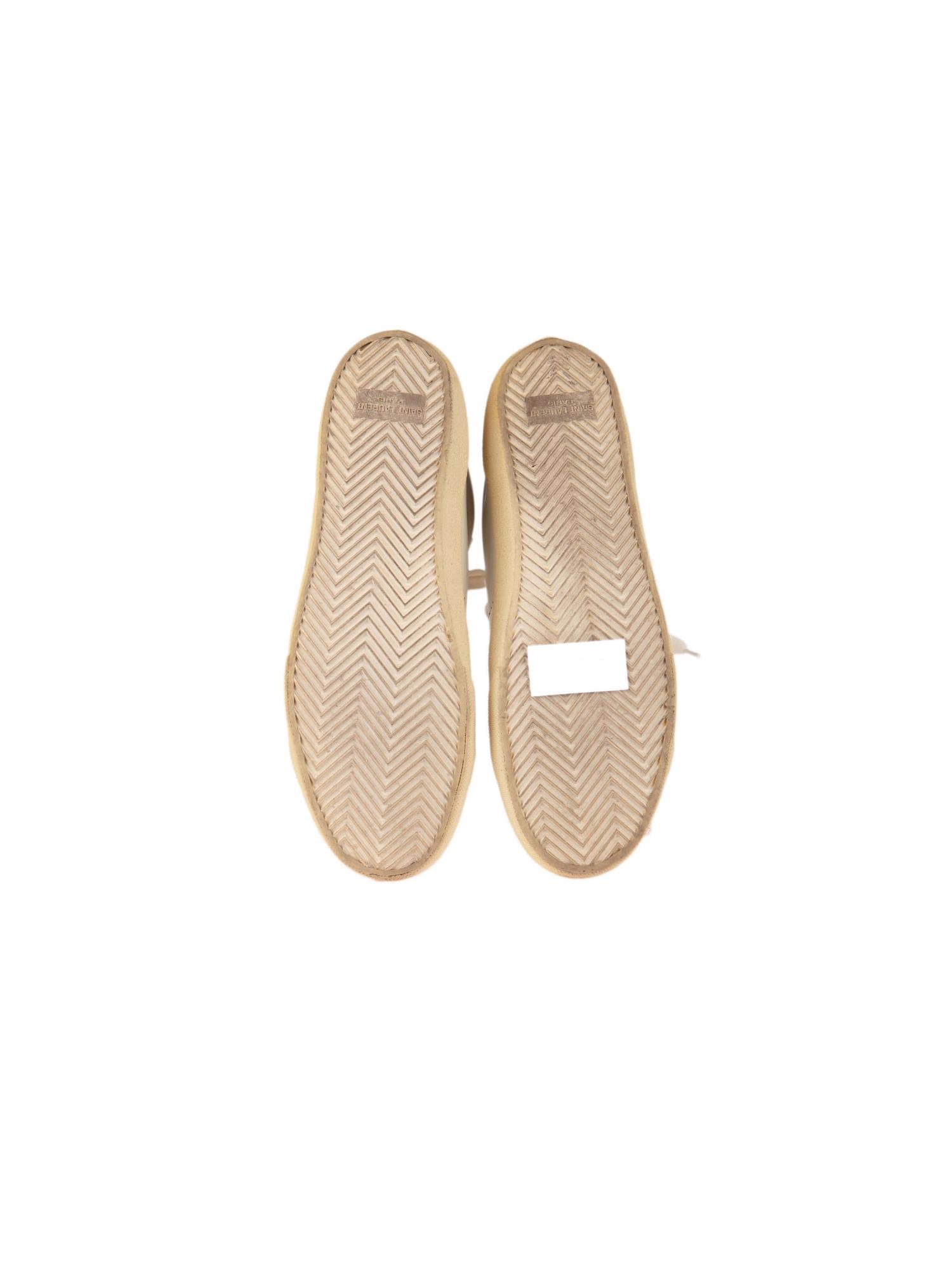 Bayan Beyaz YVES SAINT LAURENT SNEAKER BOT