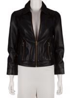 Bayan Siyah ZADIG&VOLTAIRE DELUXE DERİ CEKET
