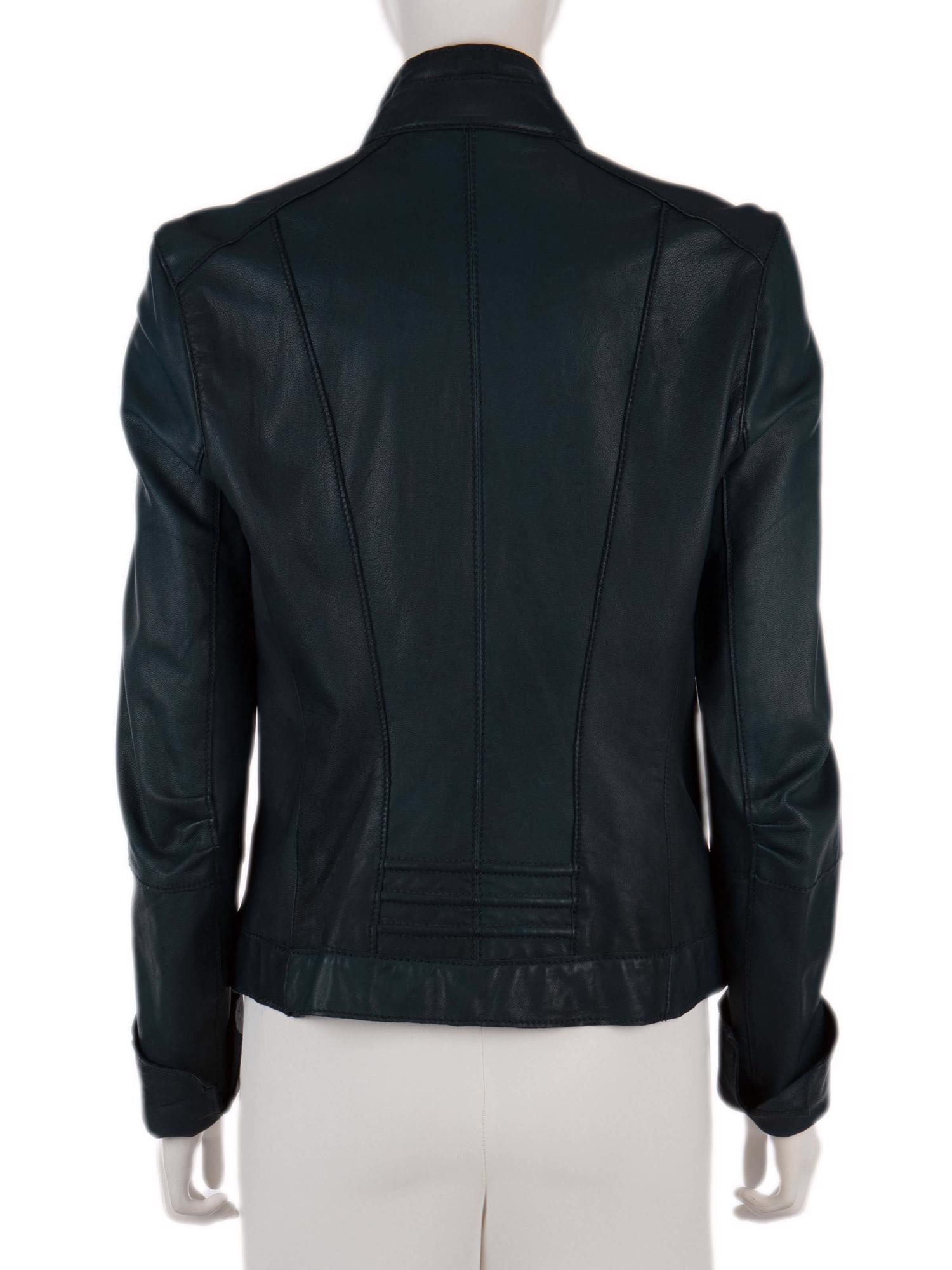 Bayan Lacivert ZADIG&VOLTAIRE DERİ CEKET