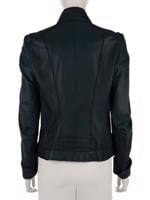 Bayan Lacivert ZADIG&VOLTAIRE DERİ CEKET