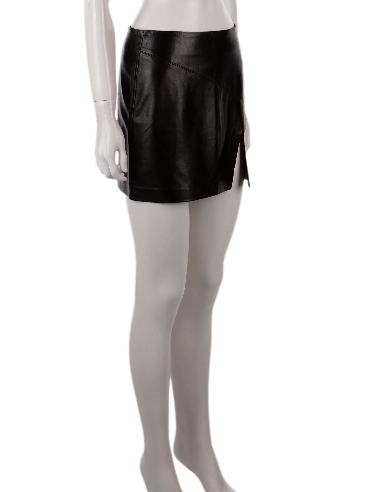 Bayan Siyah ISABEL MARANT DERİ ETEK