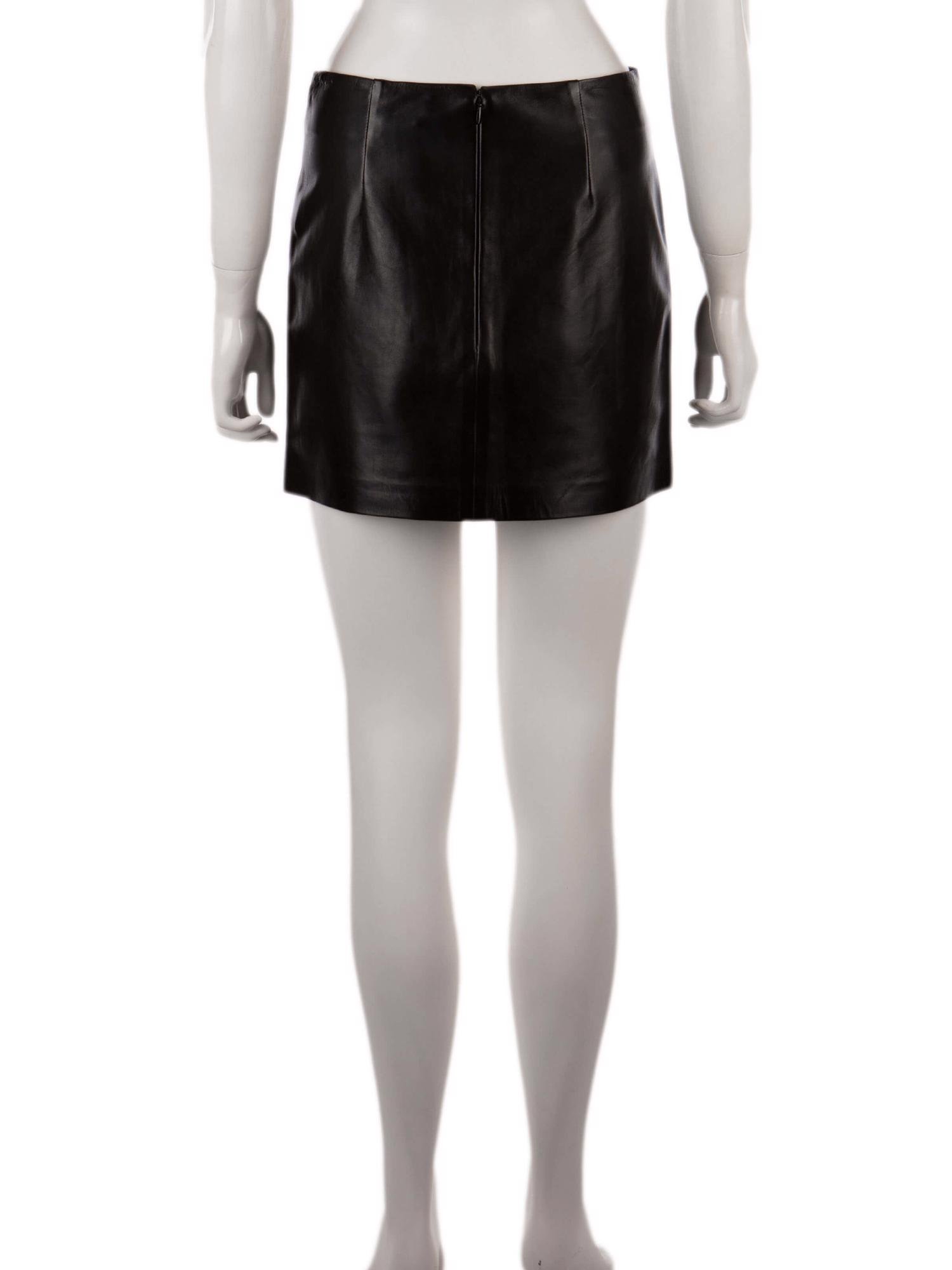 Bayan Siyah ISABEL MARANT DERİ ETEK