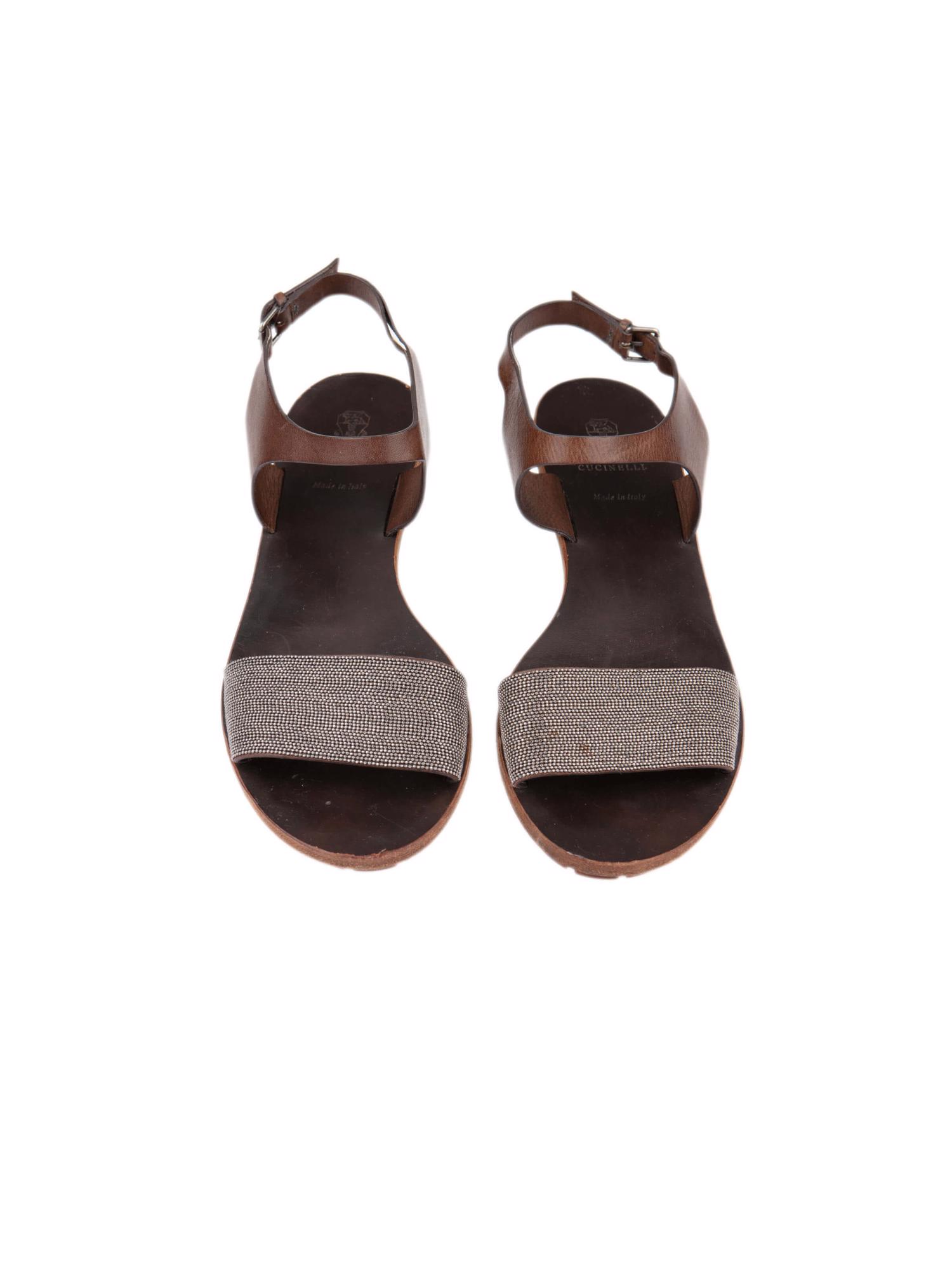 Bayan Kahve BRUNELLO CUCINELLI SANDALET