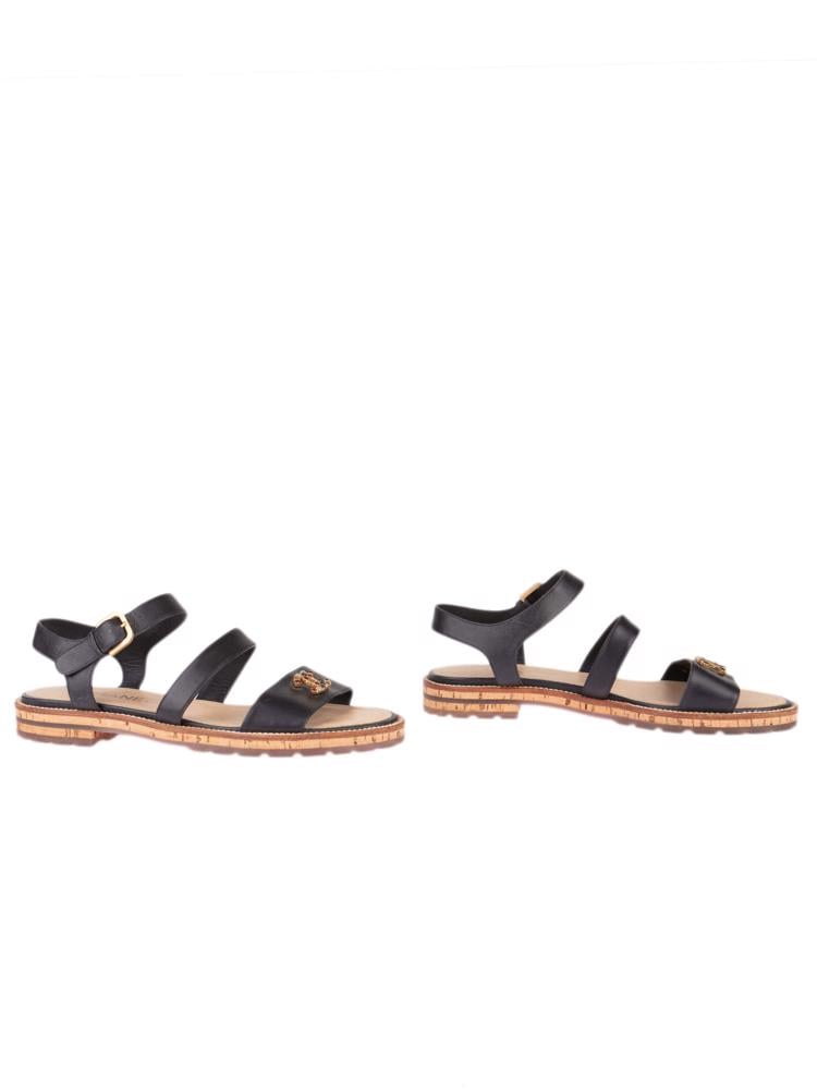 Bayan Siyah CHANEL SANDALET