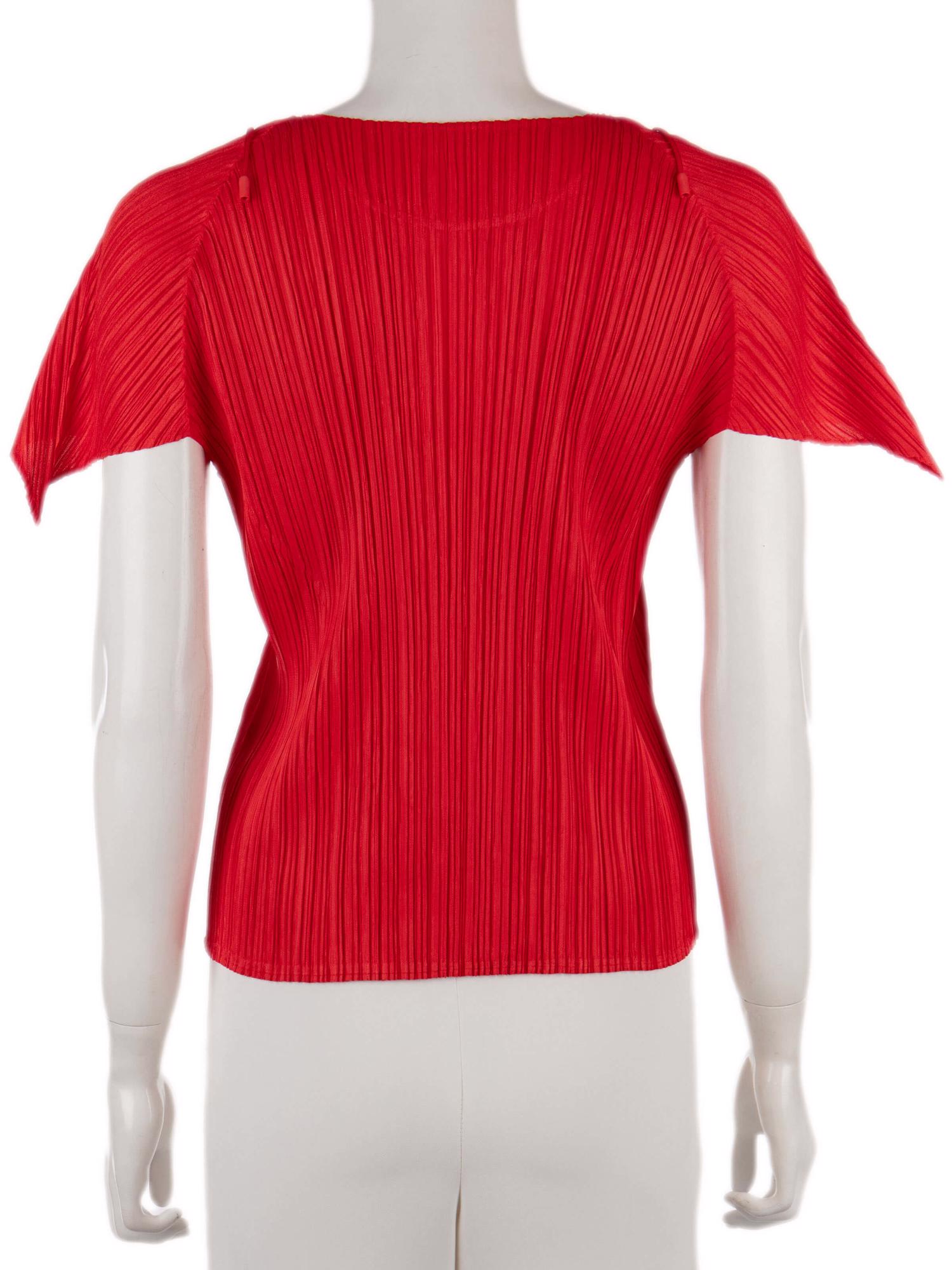 Bayan Kırmızı ISSEY MIYAKE PLEATS PLEASE ETEK - BLUZ