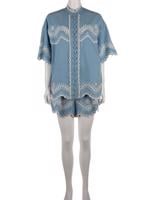 Bayan Mavi ZIMMERMANN ŞORT - GÖMLEK